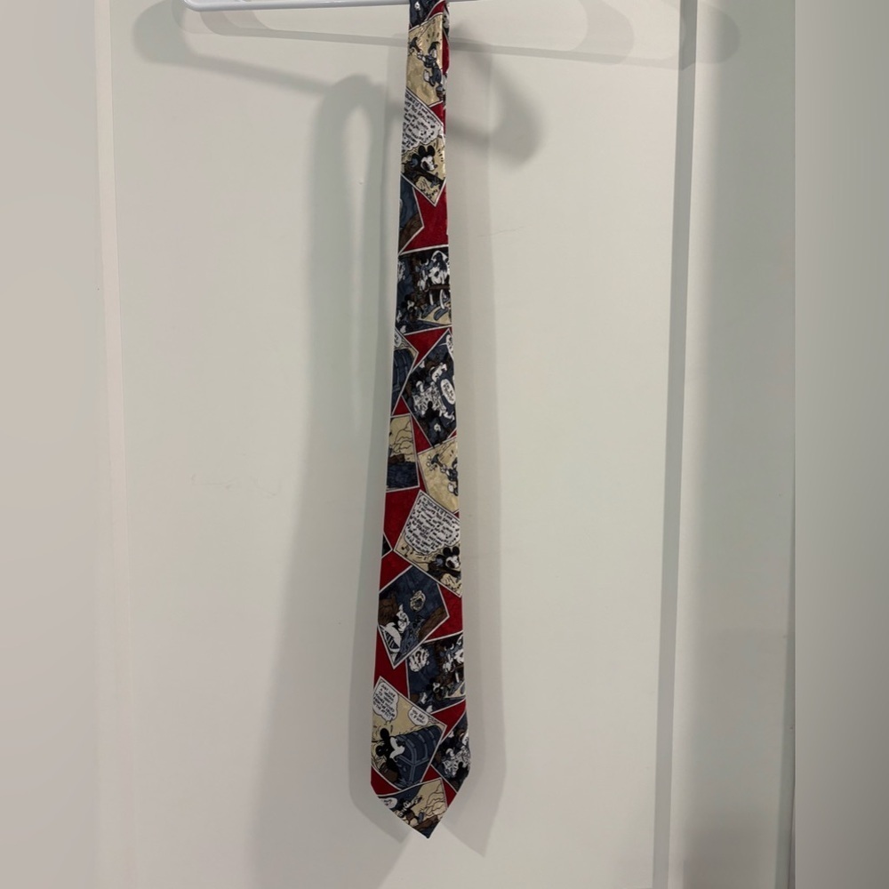 Vintage Mickey Mouse Tie Comic Strip Necktie - Picture 2 of 6